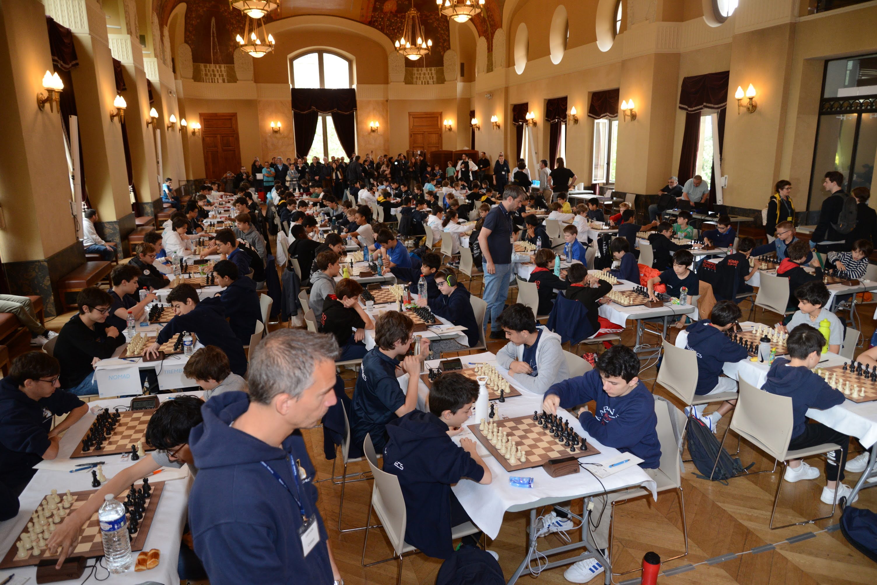 échecs Top jeunes 2024 salle de jeu mairie 15ème paris
