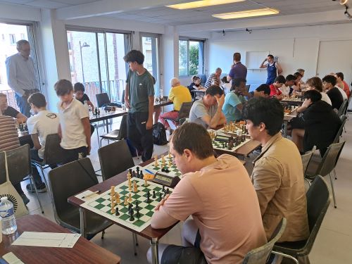 Tournoi club échecs JEEN Paris aout 2024