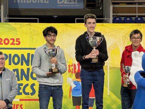 Podium Championnat de France Théo Koury