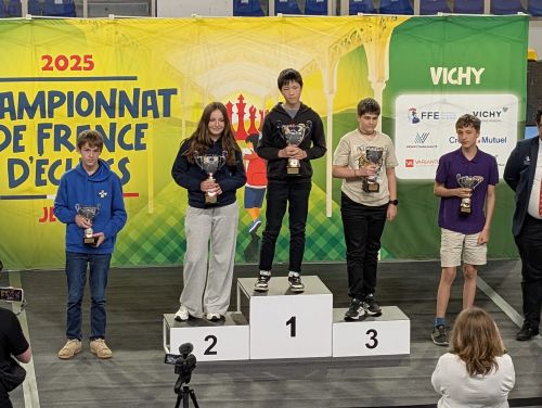 Podium Championnat de France Théo Koury