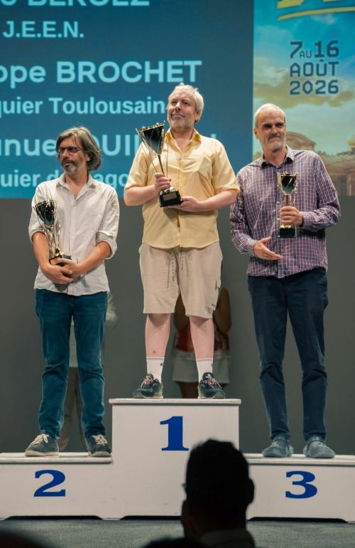 Podium Luc Bergez