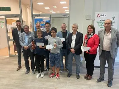 Echecs JEEN Tournois Asnieres LANDOLSI Iyad - Paul Boulos - Podium